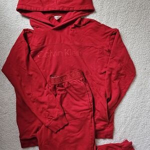 Calvin Klein Vibrant Red Lounge Set
